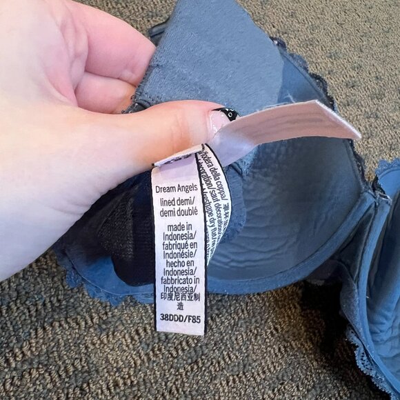 Blue Victoria's Secret lightly lined demi bra - Picture 4 of 5